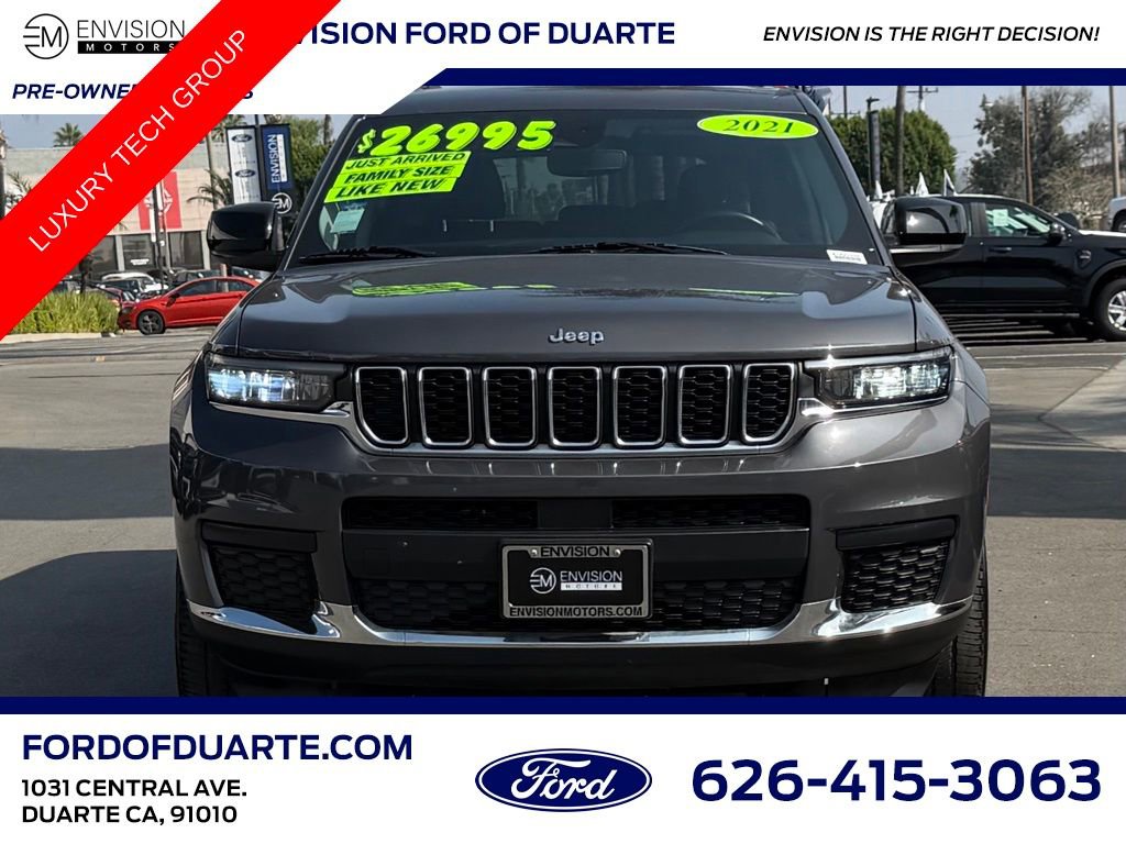 Used 2021 Jeep Grand Cherokee L Laredo w/ Luxury Tech Group I image 3