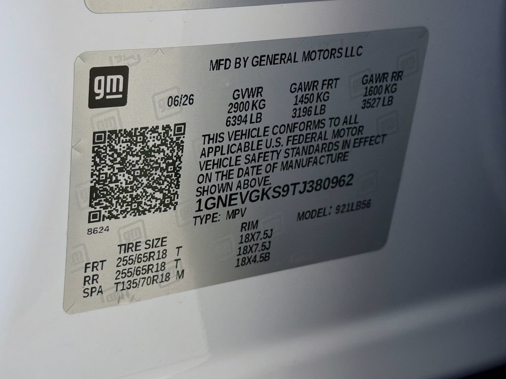 New 2026 Chevrolet Traverse LT w/ LPO, Floor Liner Package AWD/4WD image 28
