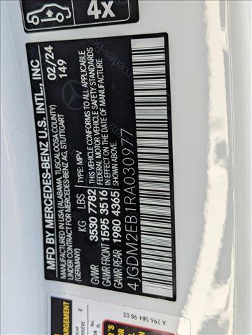 Certified 2024 Mercedes-Benz EQS 450+ 4MATIC SUV image 25