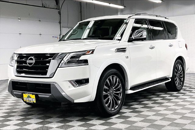 Used 2021 Nissan Armada Platinum w/ Captain's Chairs Package AWD/4WD image 13