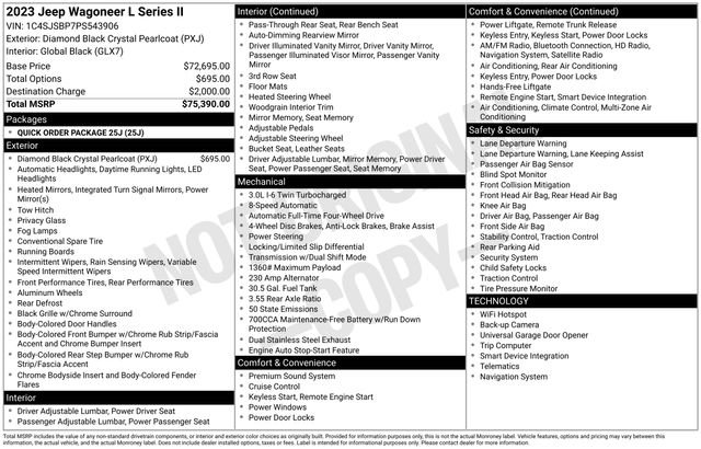 Used 2023 Jeep Wagoneer L Series II image 4