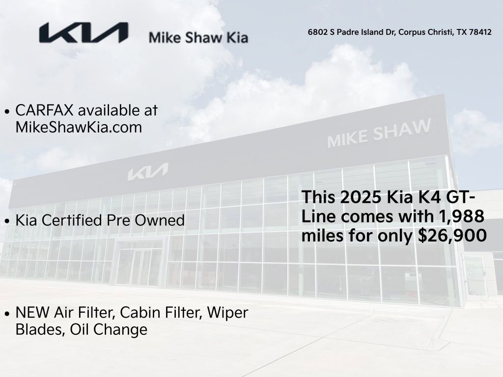 Used 2025 Kia K4 GT-Line w/ GT-Line Premium Package FWD image 3