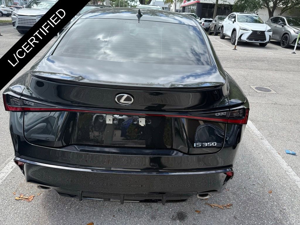 Certified 2025 Lexus IS 350 F Sport w/ Accessory Package image 4