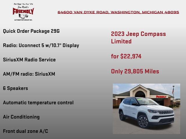 Used 2023 Jeep Compass Limited AWD/4WD image 5