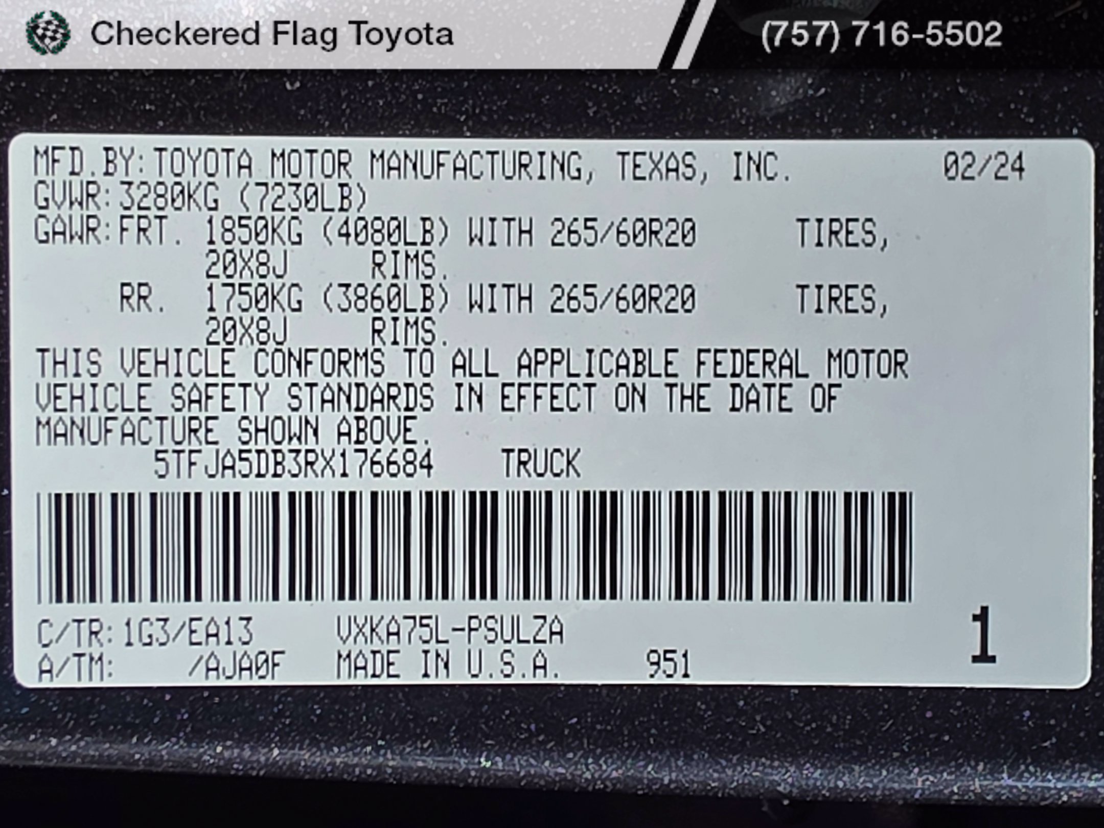 Used 2024 Toyota Tundra Limited AWD/4WD image 23