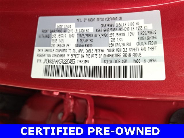 Certified 2025 MAZDA CX-90 Plug-In Hybrid w/ Preferred image 41