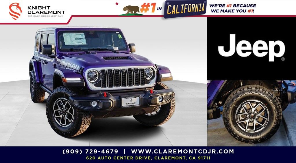 New 2026 Jeep Wrangler Unlimited Rubicon w/ Whitecap Package AWD/4WD 360° Tour