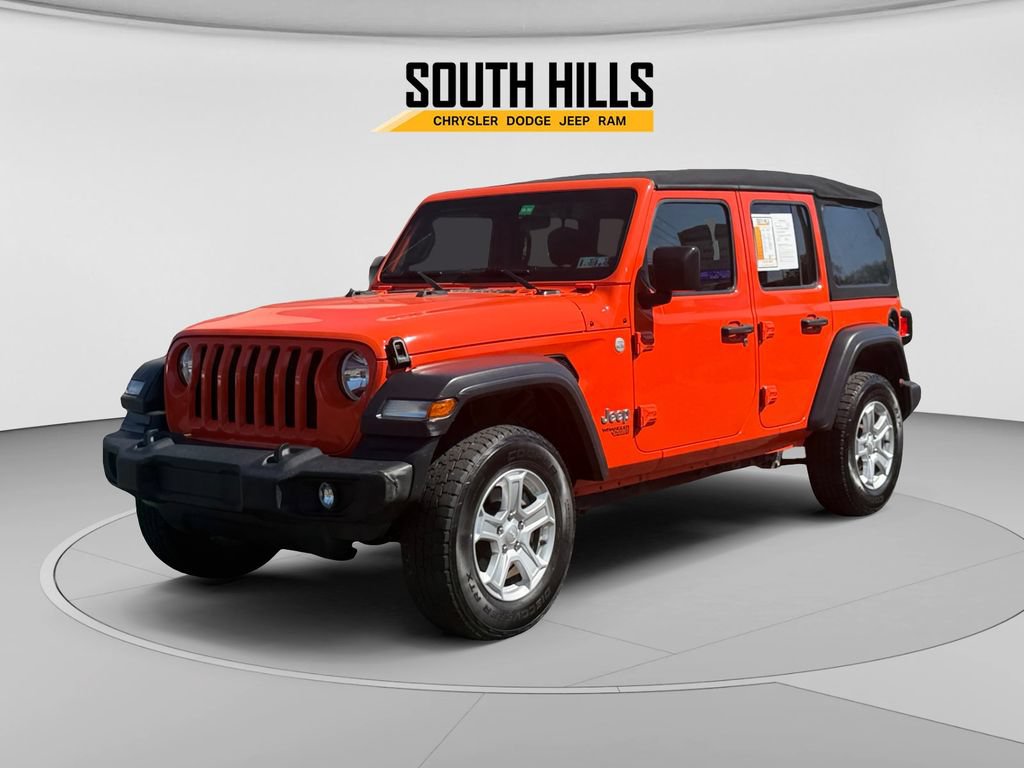 Certified 2019 Jeep Wrangler Unlimited Sport S AWD/4WD image 1