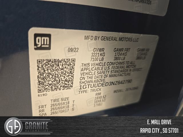 Used 2022 GMC Sierra 1500 SLT w/ SLT Convenience Package image 29