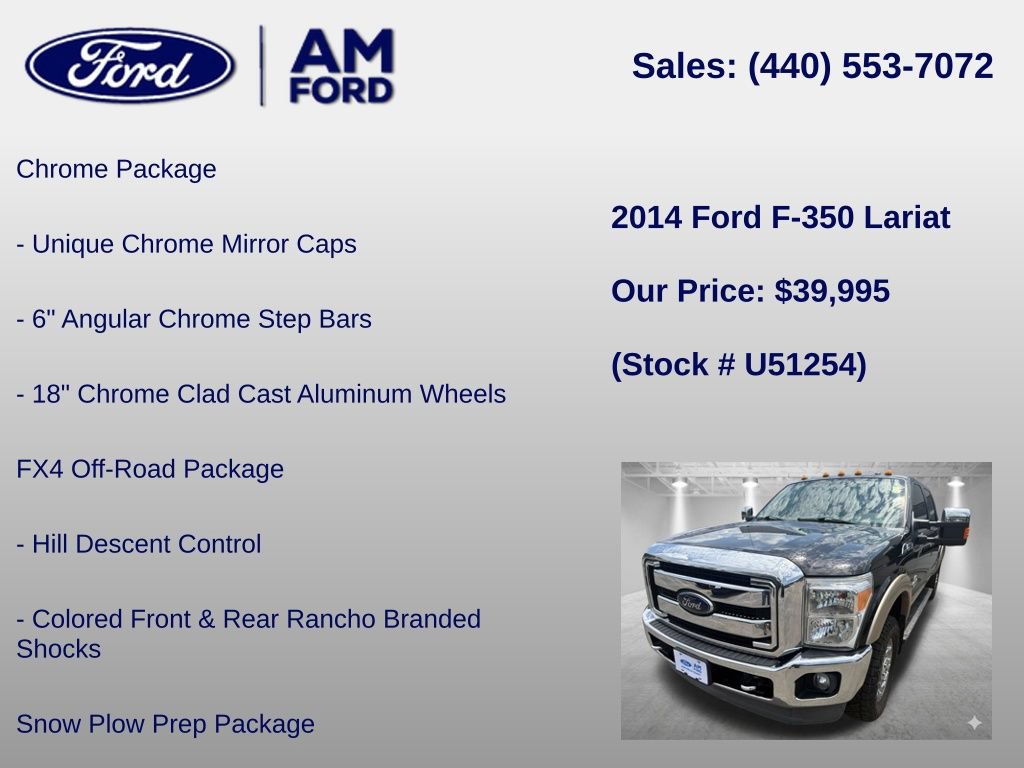 Used 2014 Ford F350 Lariat w/ Lariat Ultimate Package AWD/4WD image 6