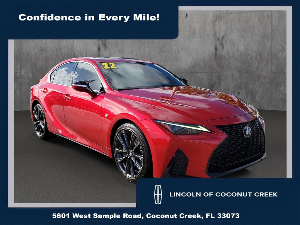 Used 2022 Lexus IS 350 F Sport image 1