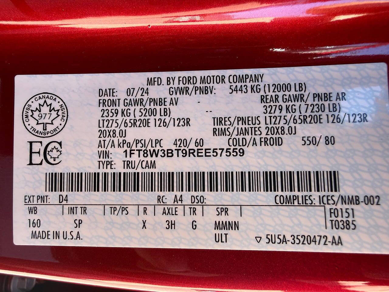 Used 2024 Ford F350 King Ranch AWD/4WD image 62