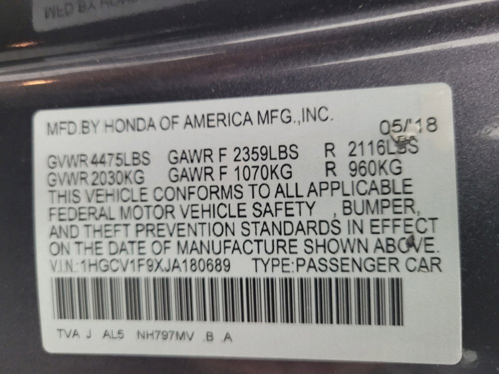 Used 2018 Honda Accord Touring image 33