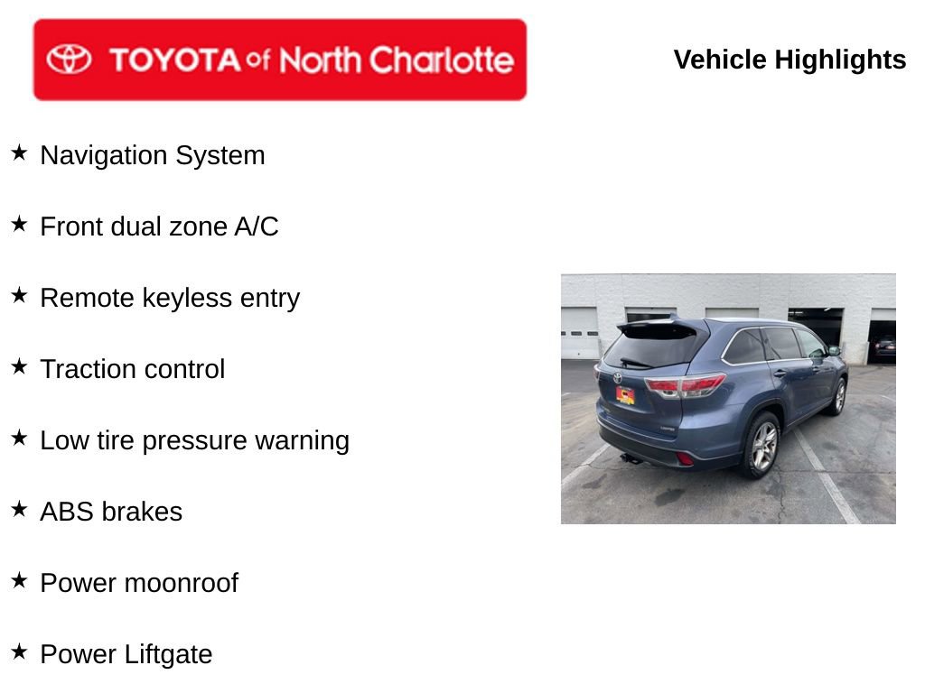 Used 2016 Toyota Highlander Limited image 5