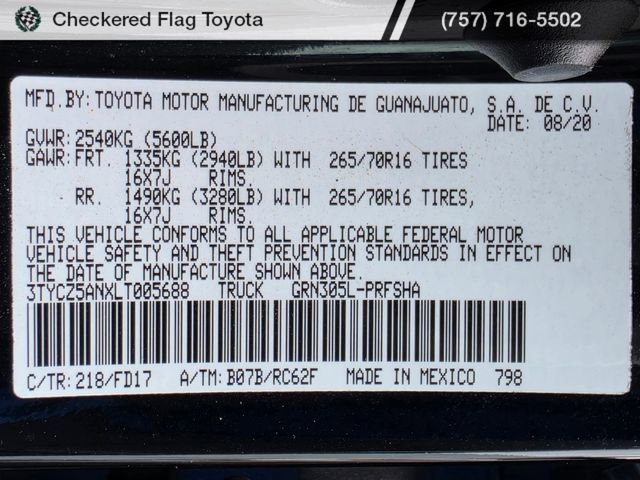 Used 2020 Toyota Tacoma TRD Off-Road AWD/4WD image 21