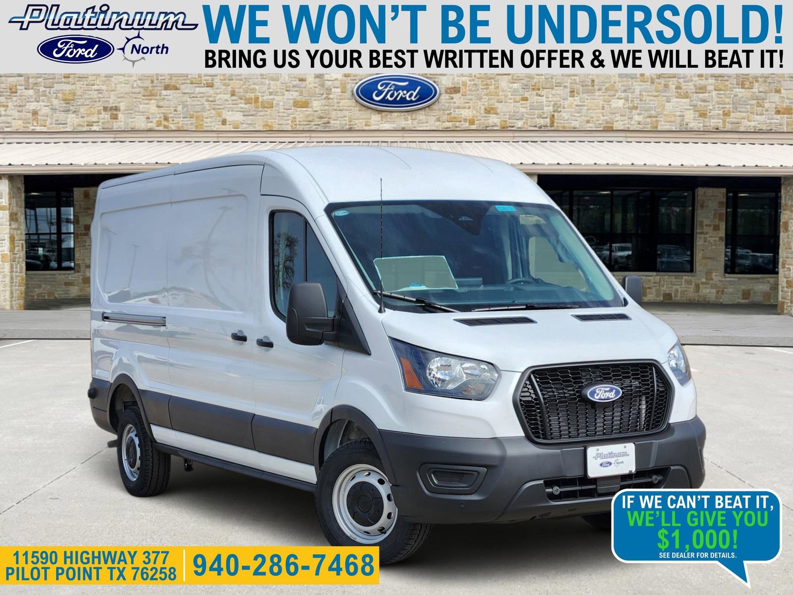 New 2026 Ford Transit 250 148 Medium Roof w/ Load Area Protection Package image 1