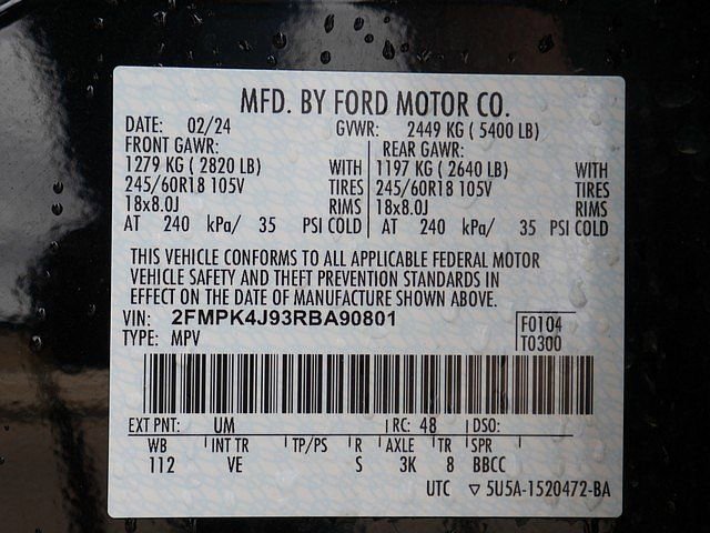 Used 2024 Ford Edge SEL w/ Convenience Package AWD/4WD image 61