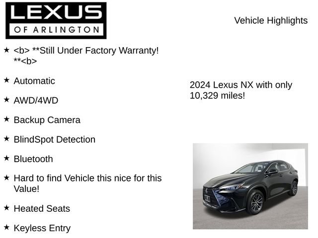 Certified 2024 Lexus NX 350h AWD image 7