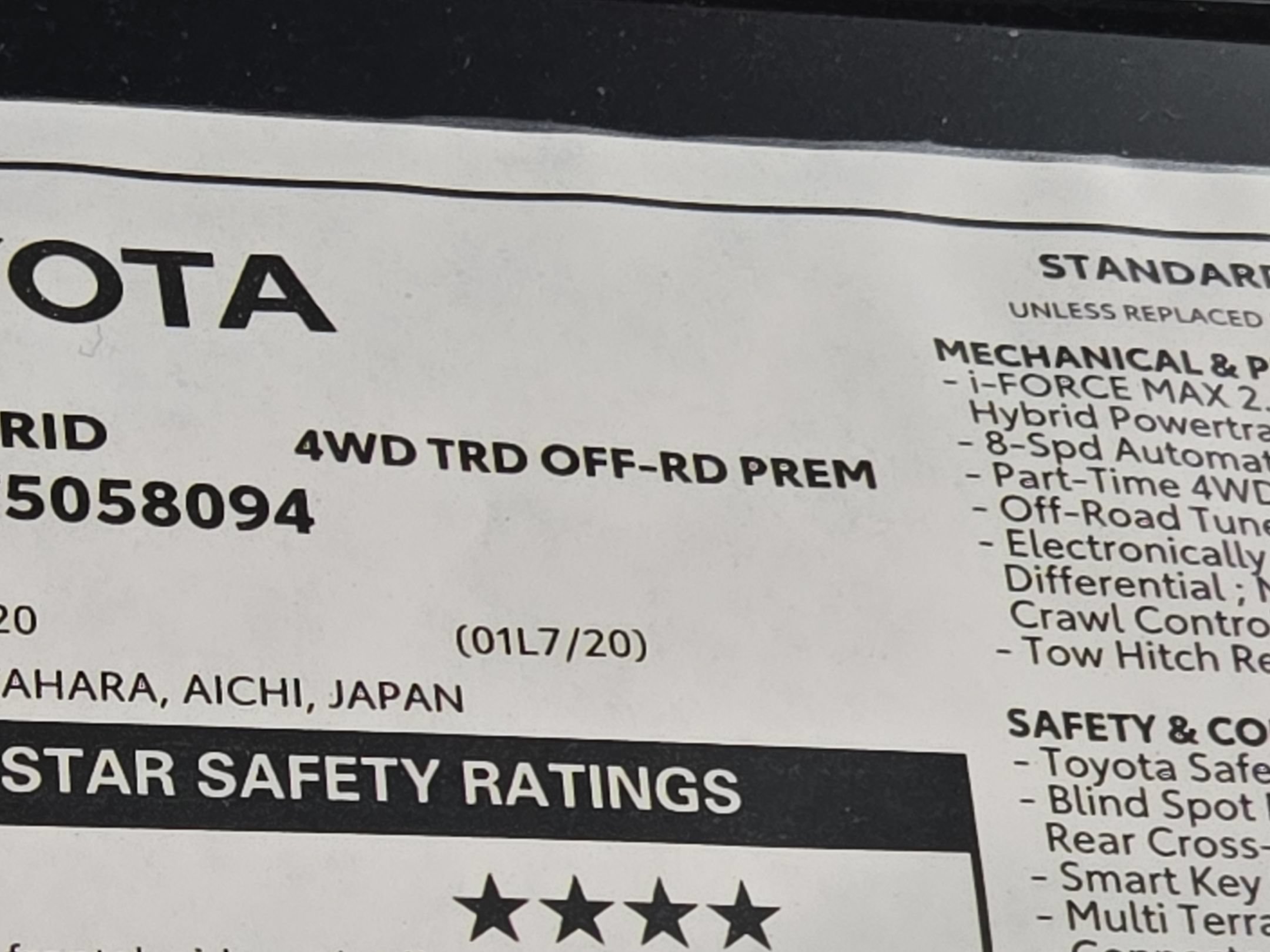 New 2026 Toyota 4Runner TRD Off-Road Premium AWD/4WD image 24