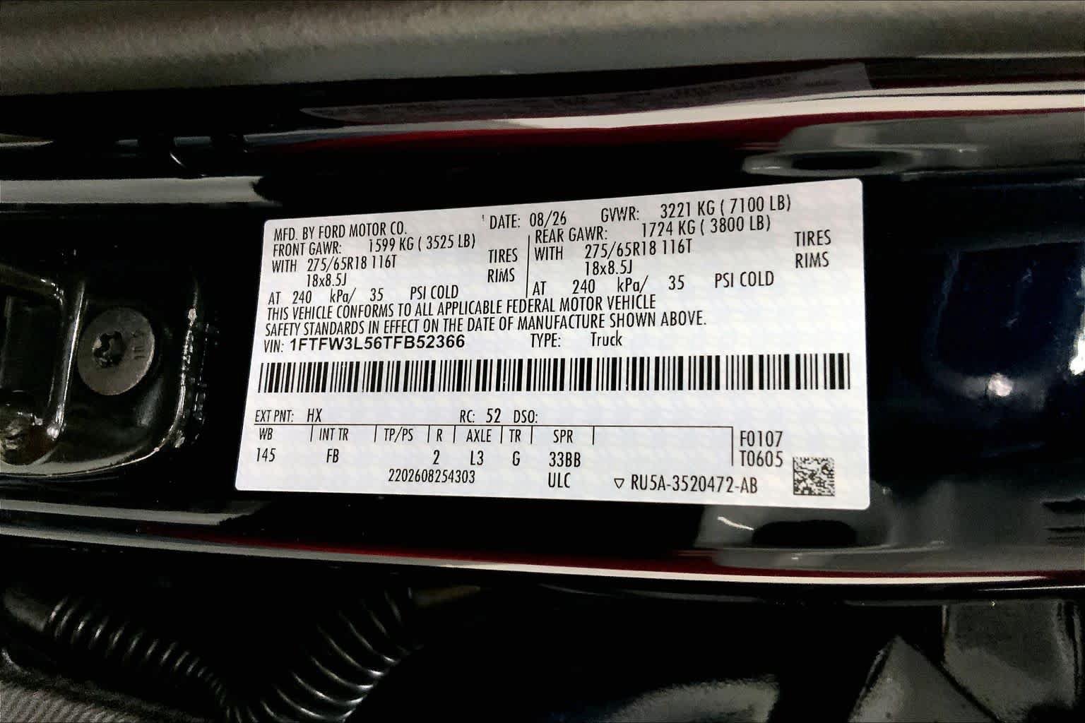 New 2026 Ford F150 XLT w/ Equipment Group 302A MID AWD/4WD image 20