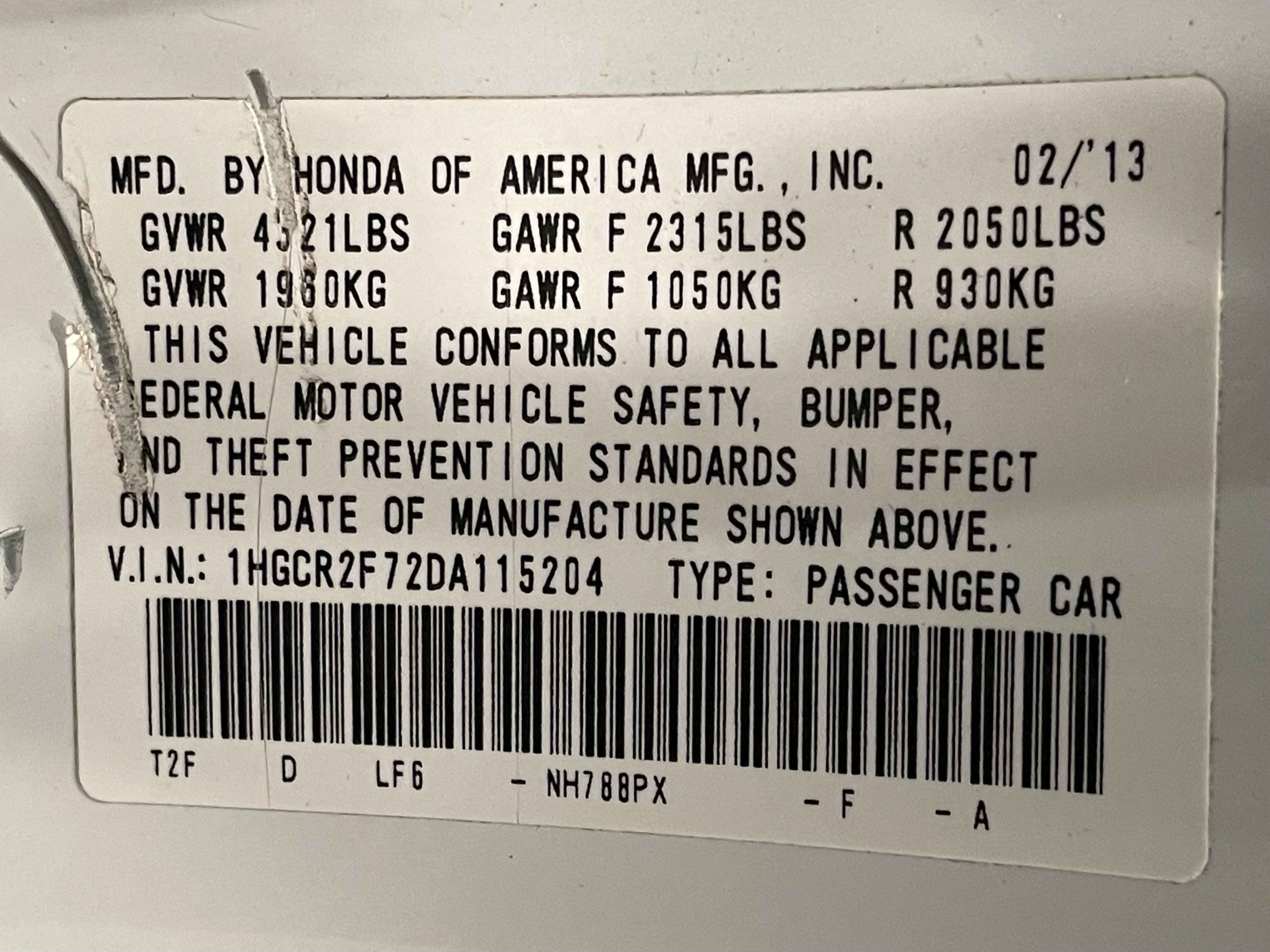 Used 2013 Honda Accord EX image 12