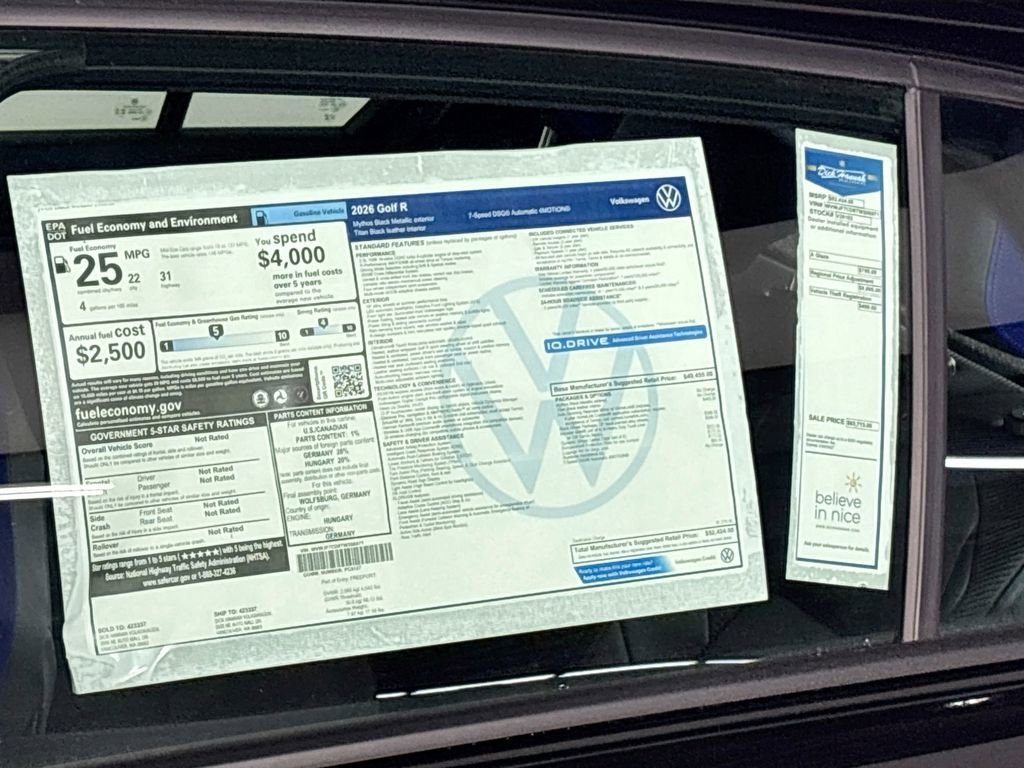 New 2026 Volkswagen Golf image 25