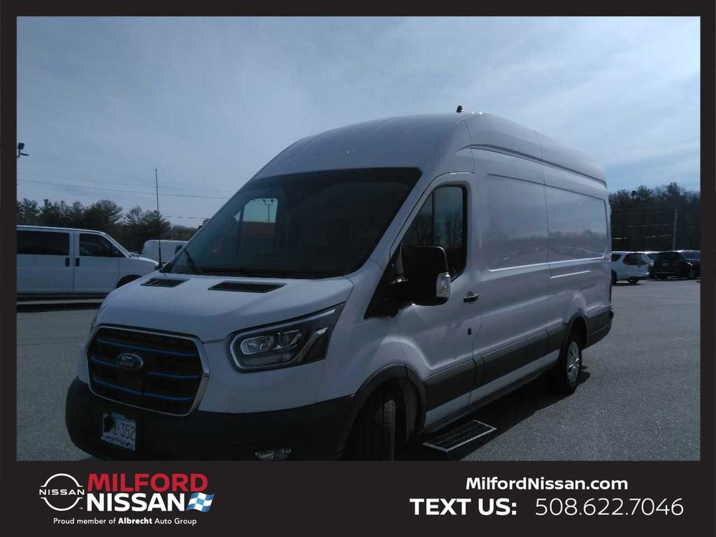 Used 2022 Ford E-Transit 148 High Roof Extended w/ Load Area Protection Package image 1