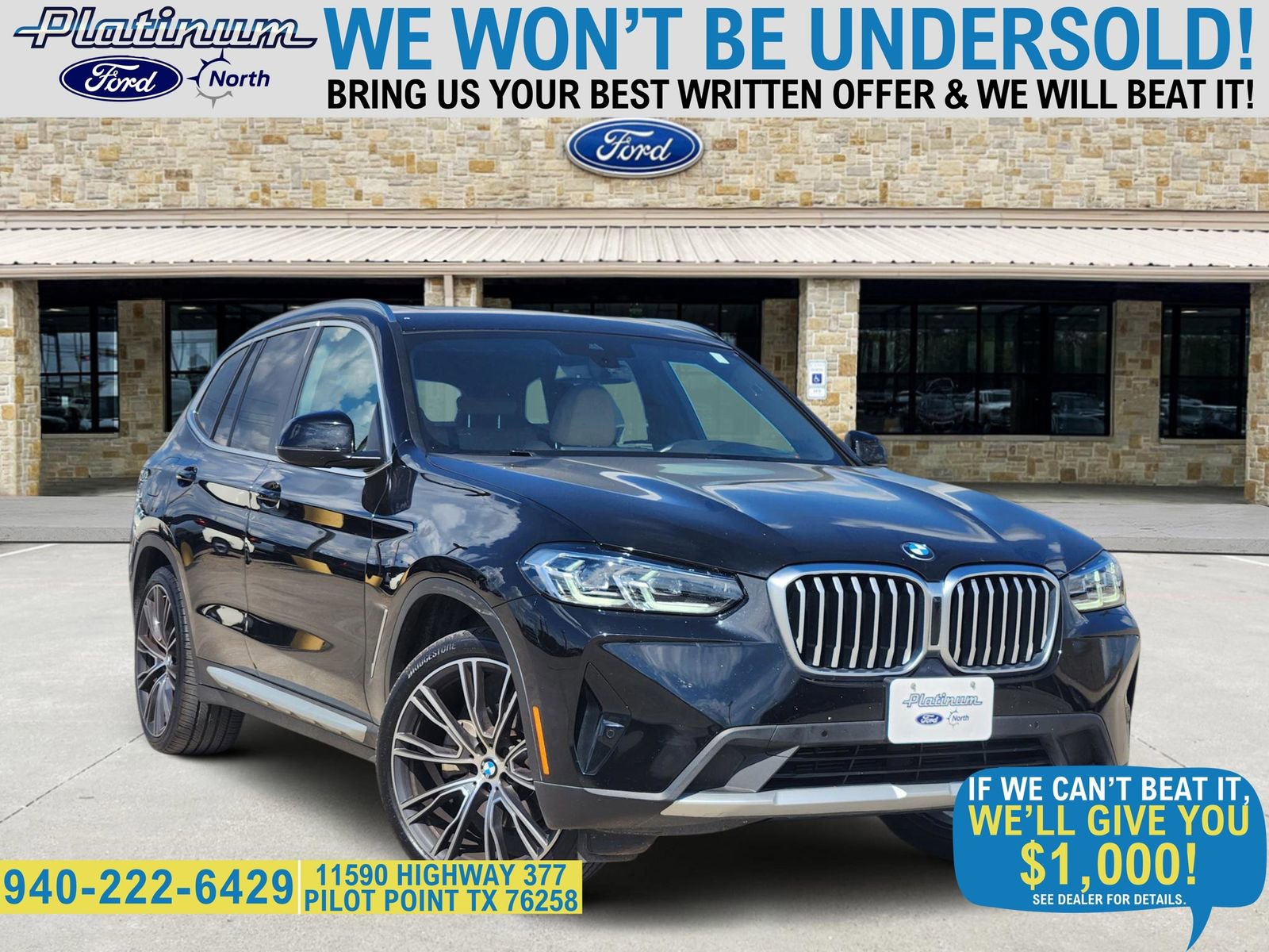 Used 2023 BMW X3 sDrive30i w/ Convenience Package