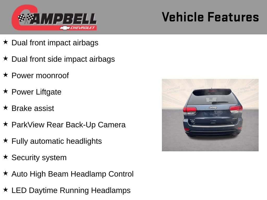 Used 2020 Jeep Grand Cherokee Limited w/ Premium Lighting Group image 16