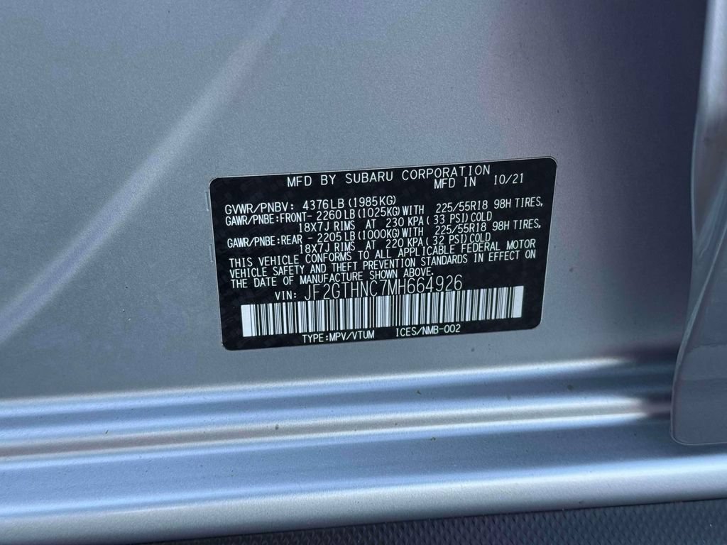 Used 2021 Subaru Crosstrek 2.5i Limited w/ Moonroof Package 2 AWD/4WD image 36