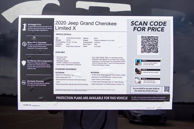 Used 2020 Jeep Grand Cherokee Limited X AWD/4WD image 29