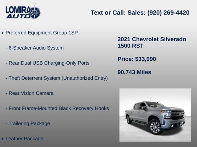 Used 2021 Chevrolet Silverado 1500 RST w/ All Star Edition Plus AWD/4WD image 33