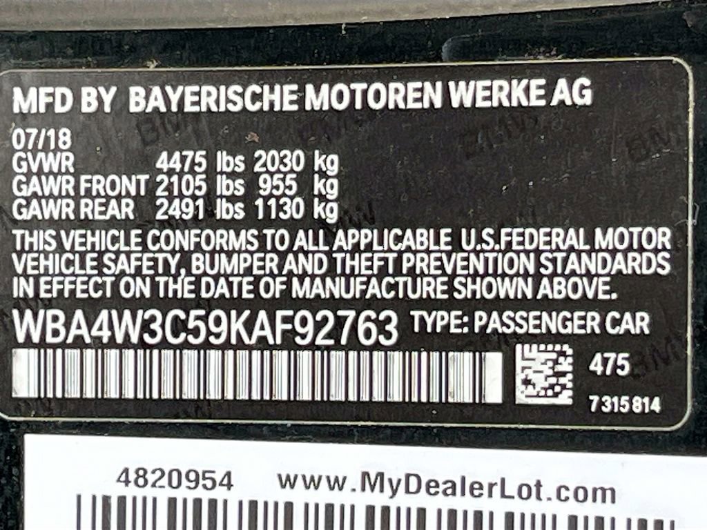 Used 2019 BMW 430i 430i w/ M Sport Package image 34