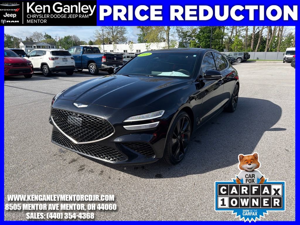 Used 2022 Genesis G70 3.3T w/ Sport Prestige Package AWD/4WD image 3