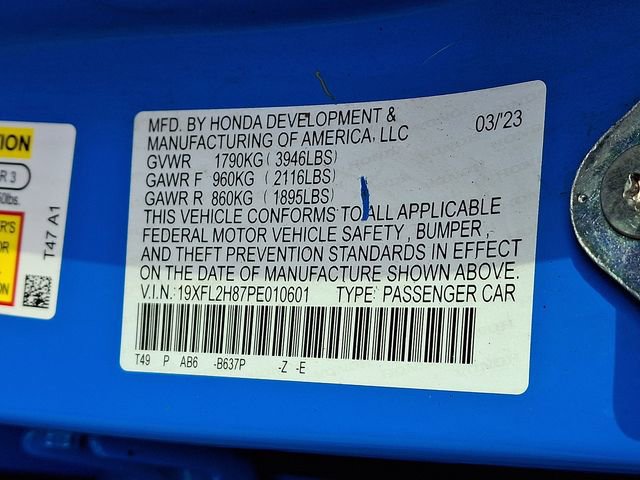 Certified 2023 Honda Civic Sport image 27