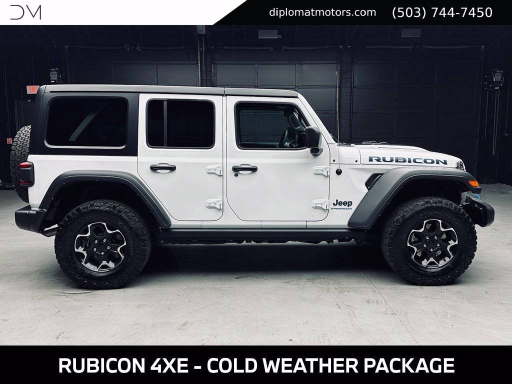 Used 2023 Jeep Wrangler Unlimited Rubicon 4xe w/ Cold Weather Group AWD/4WD image 8