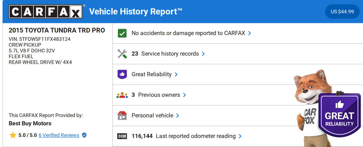 Used 2015 Toyota Tundra TRD Pro image 5