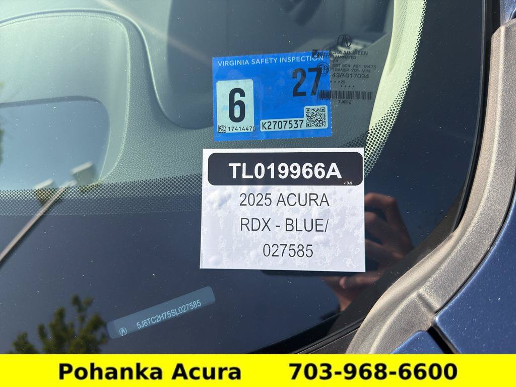 Certified 2025 Acura RDX SH-AWD w/ Advance Package image 36