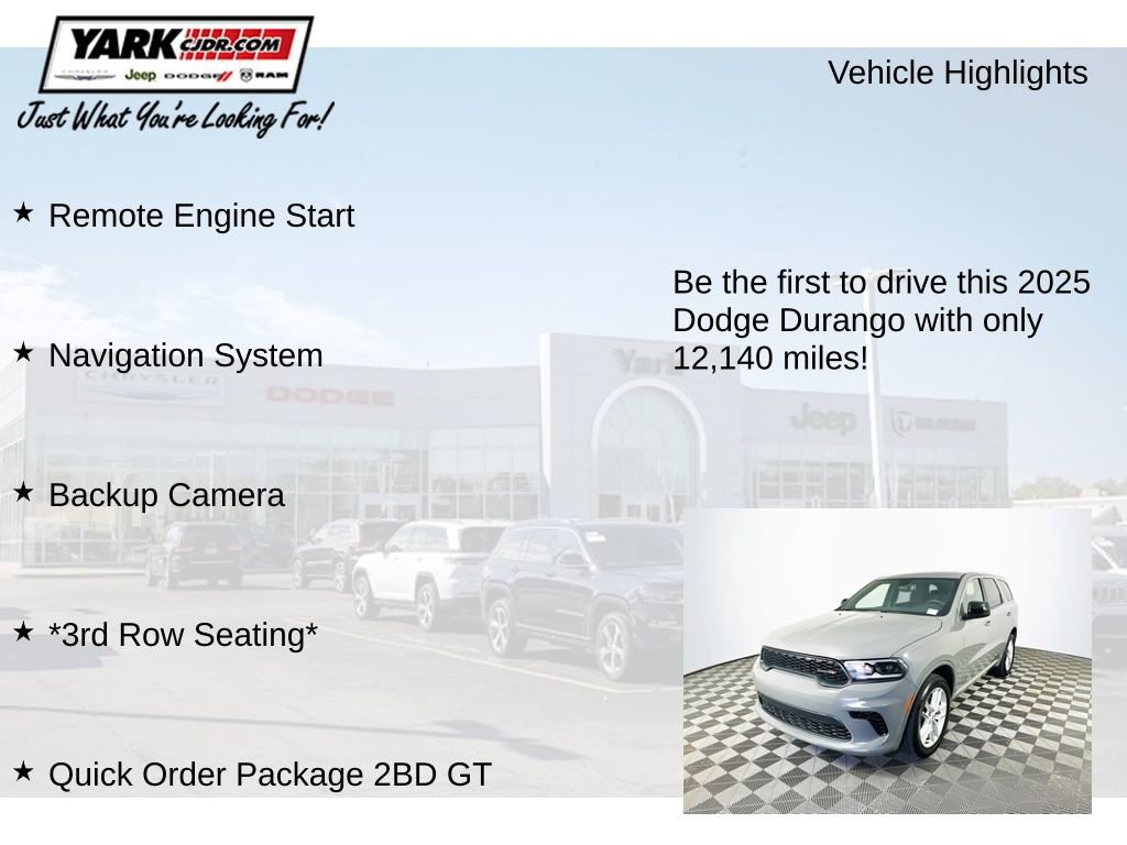 Certified 2025 Dodge Durango GT image 12
