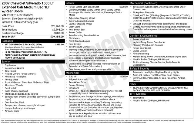 Used 2007 Chevrolet Silverado 1500 LT w/ 1LT Convenience Package image 5