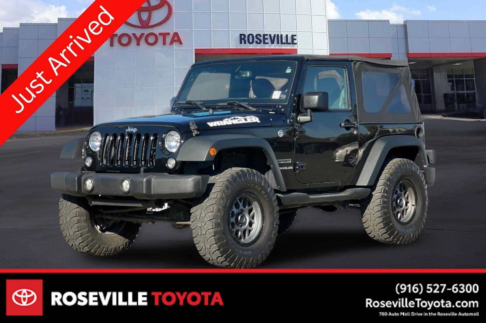 Used 2016 Jeep Wrangler Sport w/ Quick Order Package 24S