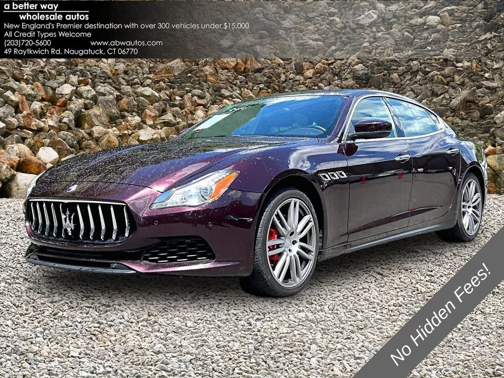 Used 2017 Maserati Quattroporte S Q4 AWD/4WD image 1
