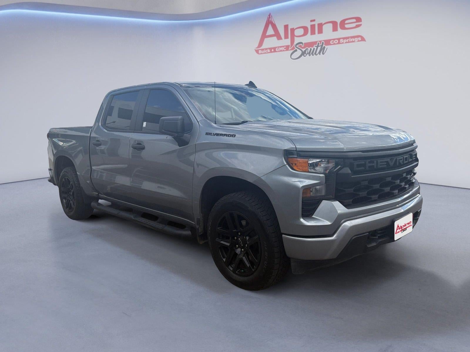 Certified 2023 Chevrolet Silverado 1500 Custom w/ LPO, Dark Essentials Package AWD/4WD image 7