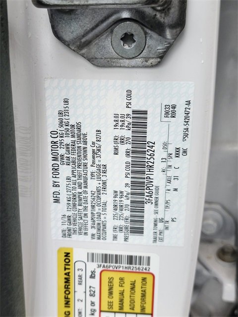 Used 2017 Ford Fusion Sport w/ Equipment Group 401A image 32