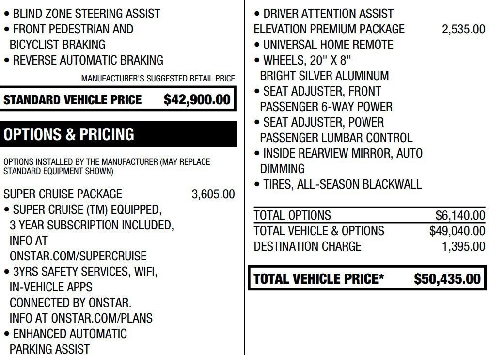 Certified 2025 GMC Acadia Elevation w/ Super Cruise Package FWD image 2