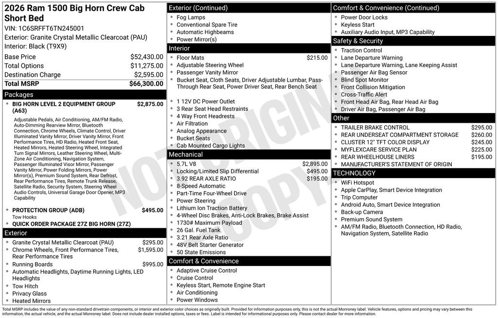 New 2026 RAM 1500 Big Horn image 7