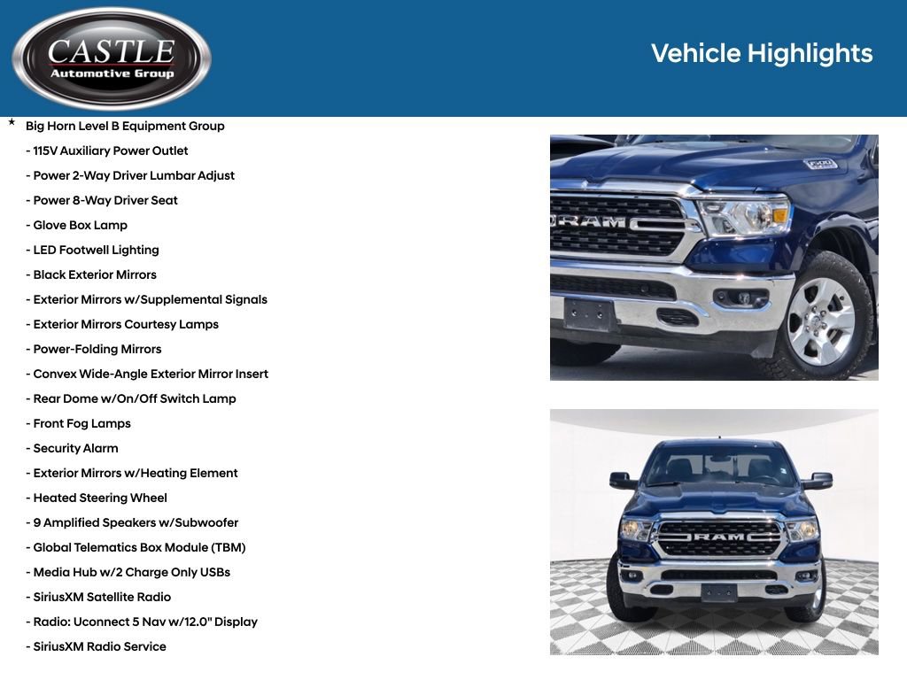 Used 2023 RAM 1500 Big Horn AWD/4WD image 8