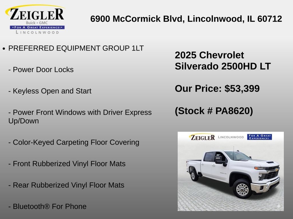 Used 2025 Chevrolet Silverado 2500 LT w/ Convenience Package AWD/4WD image 12