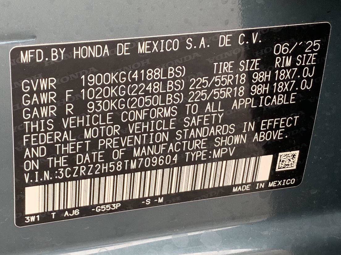 Certified 2026 Honda HR-V Sport image 41