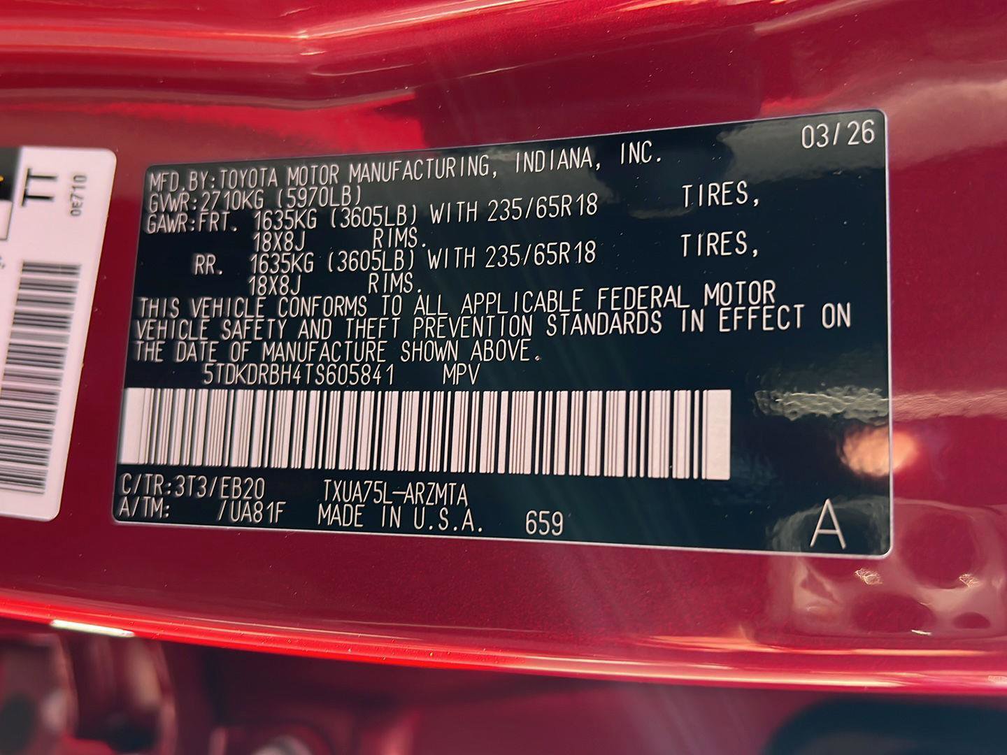 New 2026 Toyota Highlander XLE image 36